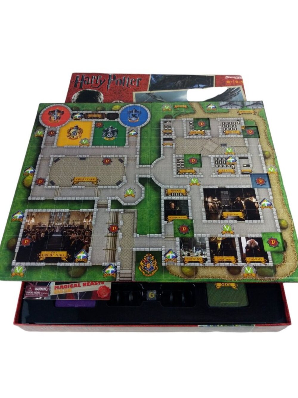Pressman Harry Potter Magical Beasts Complete Board Game - Picture 10 of 11
